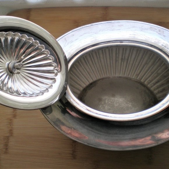 Antique John Round & Sons Sheffield England Silverplate Gadroon Edge Teapot - Picture 8 of 11